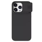 Maska Torbica Nillkin CamShield Silky za iPhone 15 Pro Max 6.7 crna cena 3000 din slika