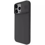 Maska Torbica Nillkin CamShield Silky za iPhone 15 Pro Max 6.7 crna slika 2
