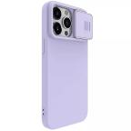 Maska Torbica Nillkin CamShield Silky za iPhone 15 Pro Max 6.7 ljubicasta slika 3
