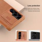 Maska Torbica Nillkin Qin Pro Leather za Samsung S938B Galaxy S25 Ultra crna slika 8