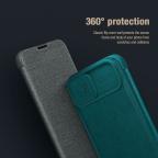 Maska Torbica Nillkin Qin Pro (plain leather) za iPhone 14 Plus 6.7 crna slika 9