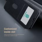 Maska Torbica Nillkin Qin Pro (plain leather) za iPhone 14 Plus 6.7 crna slika 12