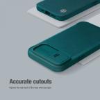 Maska Torbica Nillkin Qin Pro (plain leather) za iPhone 14 Plus 6.7 crna slika 13