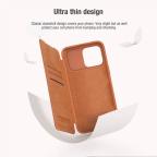 Maska Torbica Nillkin Qin Pro za iPhone 14 Pro 6.1 crna slika 8
