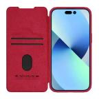 Maska Torbica Nillkin Qin Pro za iPhone 15 6.1 crvena slika 3