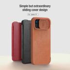 Maska Torbica Nillkin Qin Pro za iPhone 15 6.1 crvena slika 4