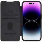 Maska Torbica Nillkin Qin Pro za iPhone 15 Pro Max 6.7 crna slika 4