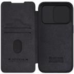 Maska Torbica Nillkin Qin Pro za iPhone 15 Pro Max 6.7 crna slika 6