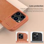Maska Torbica Nillkin Qin Pro za iPhone 15 Pro Max 6.7 crna slika 8