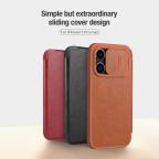 Maska Torbica Nillkin Qin Pro za iPhone 15 Pro Max 6.7 crvena slika 4