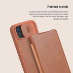 Maska Torbica Nillkin Qin Pro za iPhone 15 Pro Max 6.7 crvena slika 10