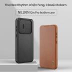 Maska Torbica Nillkin Qin Pro za Samsung A566B Galaxy A56 5G crna slika 6
