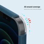 Maska Torbica Nillkin Scrub Pro za iPhone 12/12 Pro 6.1 crna (sa otvorom za logo) slika 6