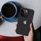 Maska Torbica Nillkin Scrub Pro za iPhone 15 Pro Max 6.7 (sa otvorom za logo) crna slika 10