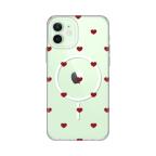 Maska Torbica Print Magsafe za iPhone 12/12 Pro 6.1 Red Hearts cena 2500 din slika