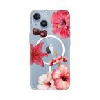 Maska Torbica Print Magsafe za iPhone 13/14 6.1 Hibiscus cena 2500 din slika