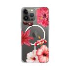 Maska Torbica Print Magsafe za iPhone 13 Pro Max 6.7 Hibiscus cena 2500 din slika