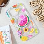 Maska Torbica Print Magsafe za iPhone 15 6.1 Summer Fruits cena 2500 din slika