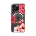 Maska Torbica Print Magsafe za iPhone 15 Pro Max 6.7 Hibiscus cena 2500 din slika