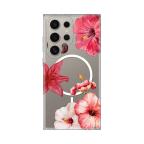 Maska Torbica Print Magsafe za Samsung S928B Galaxy S24 Ultra Hibiscus cena 2500 din slika