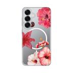 Maska Torbica Print Magsafe za Samsung S931B Galaxy S25 Hibiscus cena 2500 din slika