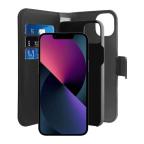 Maska Torbica Puro novcanik 2u1 za iPhone 14/13 6.1 crna slika 2