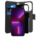 Maska Torbica Puro novcanik 2u1 za iPhone 14 Pro 6.1 crna slika 2