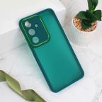 Maska Torbica Shining Camera za Samsung S921B Galaxy S24 tamno zelena cena 2500 din slika