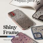 Maska Torbica Shiny Frame za iPhone 15 6.1 ljubicasta slika 2