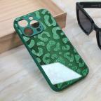 Maska Torbica Shiny glass za iPhone 14 Pro 6.1 zelena cena 1000 din slika