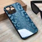 Maska Torbica Shiny glass za iPhone 15 Pro Max 6.7 plava cena 1000 din slika
