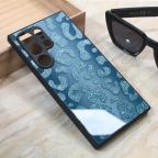 Maska Torbica Shiny glass za Samsung S928B Galaxy S24 Ultra plava cena 1000 din slika