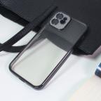 Maska Torbica Silikon Camera Diamond iPhone 12 6.1 crna cena 1000 din slika