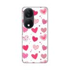 Maska Torbica Silikonska Print Skin za Honor X7b Pink Hearts cena 2500 din slika