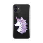 Maska Torbica Silikonska Print Skin za iPhone 11 6.1 Purple Unicorn cena 1000 din slika