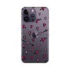 Maska Torbica Silikonska Print Skin za iPhone 14 Pro Max 6.7 Heart Pattern cena 1000 din slika