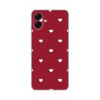 Maska Torbica Silikonska Print Skin za Samsung A075F Galaxy A07 Burgundy Hearts cena 2500 din slika