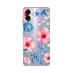 Maska Torbica Silikonska Print Skin za Samsung A075F Galaxy A07 Hibiscus Sea slika 1