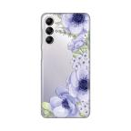 Maska Torbica Silikonska Print Skin za Samsung A145R Galaxy A14 4G/5G Blue Roses cena 2500 din slika