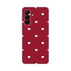 Maska Torbica Silikonska Print Skin za Samsung A175F Galaxy A17 Burgundy Hearts cena 2500 din slika