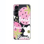 Maska Torbica Silikonska Print Skin za Samsung A556B Galaxy A55 Fresh Pink cena 2500 din slika