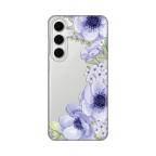 Maska Torbica Silikonska Print Skin za Samsung S721B Galaxy S24 Fe Blue Roses slika 1