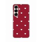 Maska Torbica Silikonska Print Skin za Samsung S931B Galaxy S25 Burgundy Hearts cena 2500 din slika