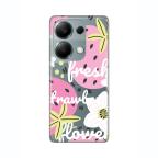 Maska Torbica Silikonska Print Skin za Xiaomi Redmi Note 13 Pro 4G Fresh Pink cena 1000 din slika