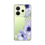 Maska Torbica Silikonska Print Skin za Xiaomi Redmi Note 14 4G (SRB) Blue Roses cena 2500 din slika