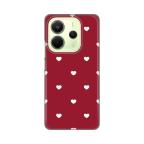 Maska Torbica Silikonska Print Skin za Xiaomi Redmi Note 14 4G (SRB) Burgundy Hearts cena 2500 din slika