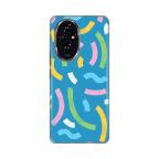 Maska Torbica Silikonska Print za Honor 200 Happy Lines blue cena 1000 din slika