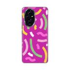 Maska Torbica Silikonska Print za Honor 200 Happy Lines pink cena 2500 din slika
