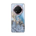 Maska Torbica Silikonska Print za Honor Magic 7 Lite Blue Gold Marble cena 2500 din slika