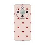 Maska Torbica Silikonska Print za Honor Magic 8 Lite Beige Hearts cena 2500 din slika
